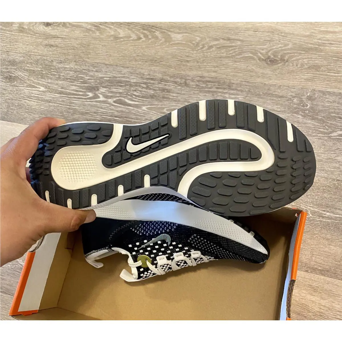 Nike shoes - Nike React Escape RN FK - DC4269-002 - Black-Sail-Metallic Gold (UPC: 195242388846) 9