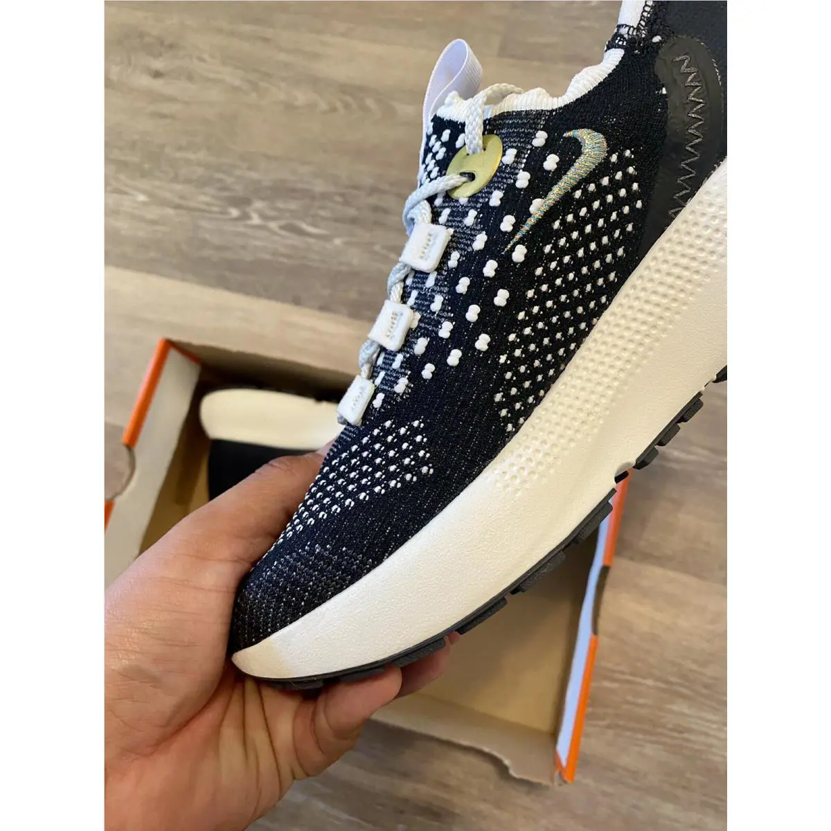 Nike shoes - Nike React Escape RN FK - DC4269-002 - Black-Sail-Metallic Gold (UPC: 195242388846) 2