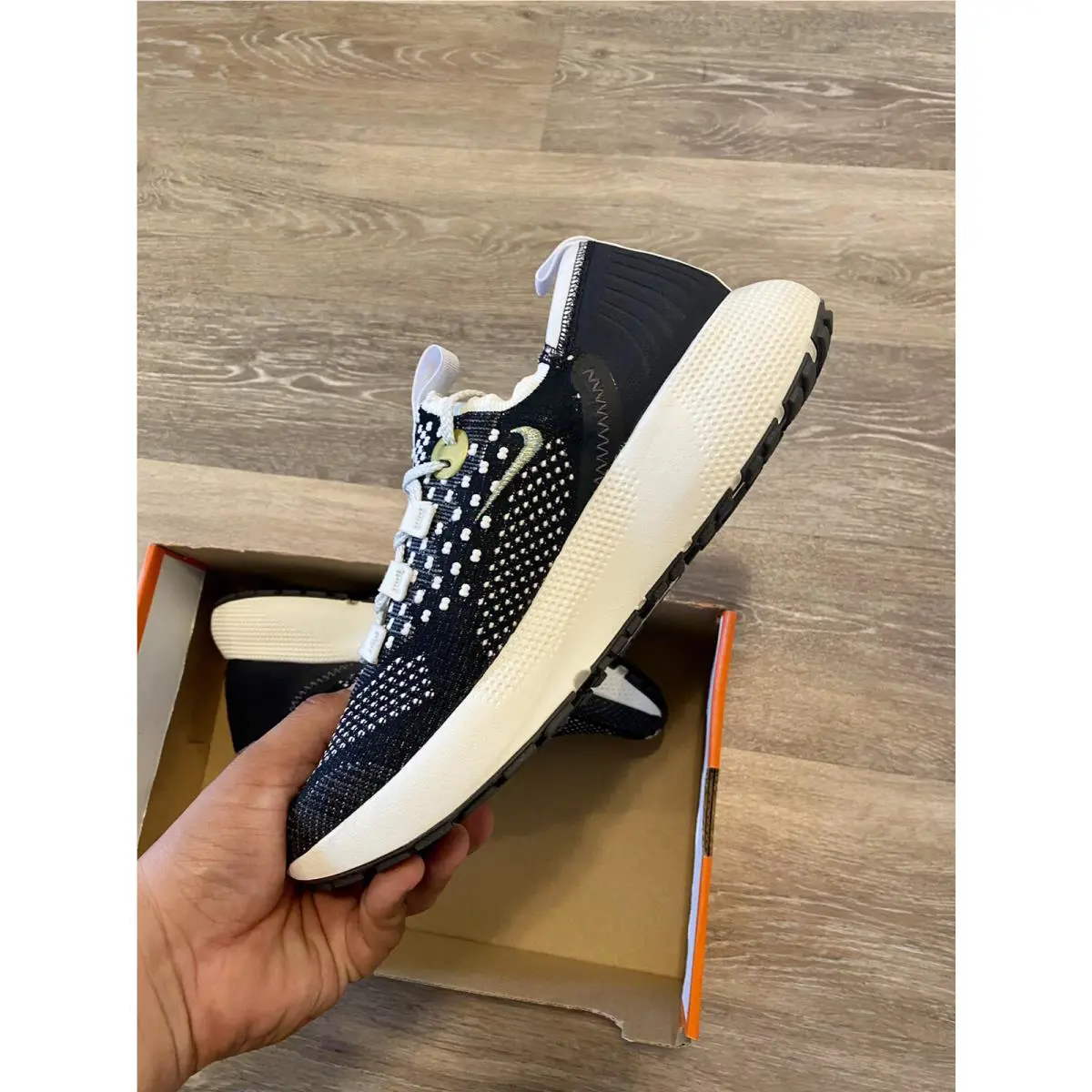 Nike shoes - Nike React Escape RN FK - DC4269-002 - Black-Sail-Metallic Gold (UPC: 195242388846) 3