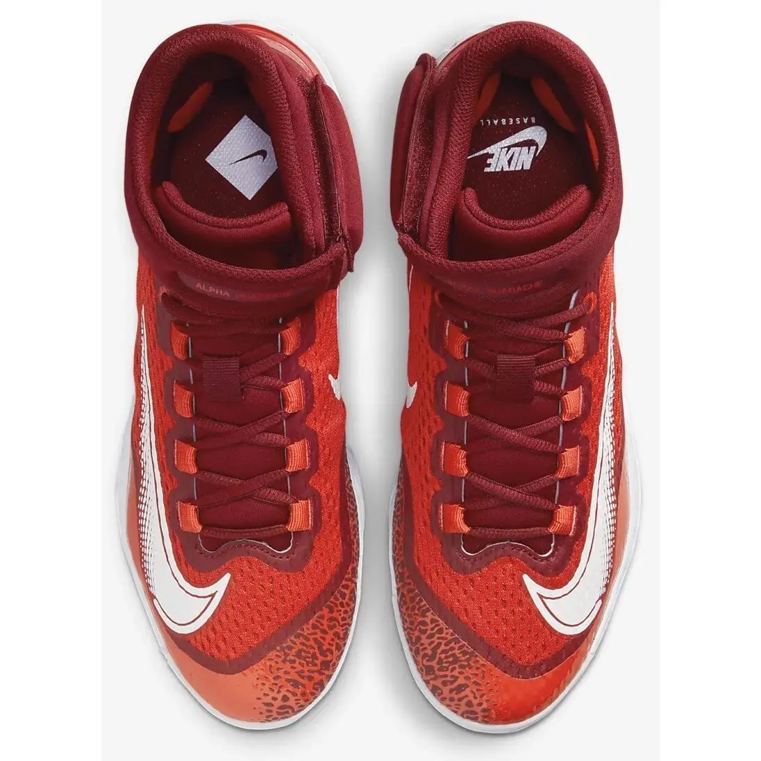 Nike shoes - Nike Alpha Huarache Elite 4 - Dj6520-616 - Red (UPC: 0196151853159) 0
