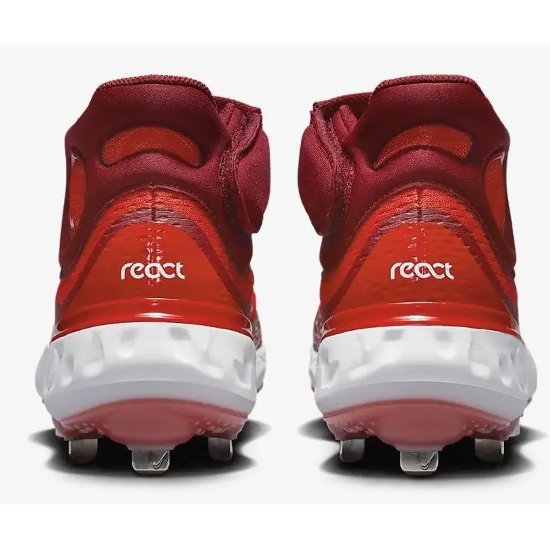 Nike shoes - Nike Alpha Huarache Elite 4 - Dj6520-616 - Red (UPC: 0196151853159) 4