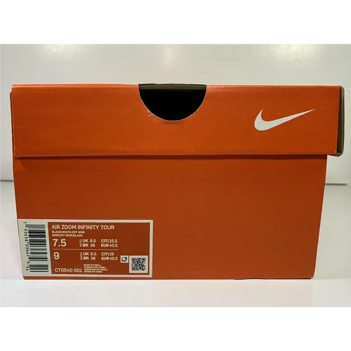 Nike shoes - Nike Air Zoom Infinity - Air Zoom Infinity - CT0540-001 - Black 6