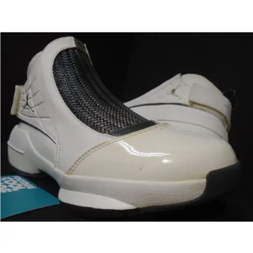 2004 OG Nike Air Jordan Xix 19 GS White Flint Grey Black 307547-102 5Y 5