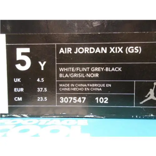 Nike shoes - Nike Air Jordan 19 - Air - 307547-102 - White 8