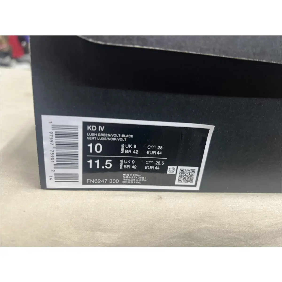 Nike shoes - Nike KD 4 - FN6247-300 - Green (UPC: 197597759012) 2