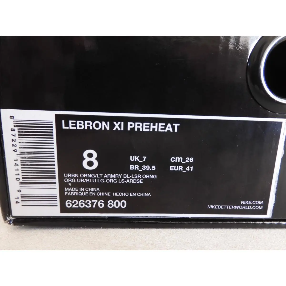 Nike shoes - Nike LeBron 11 - LeBron - 626376-800 - Orange (UPC: 887229141109) 6