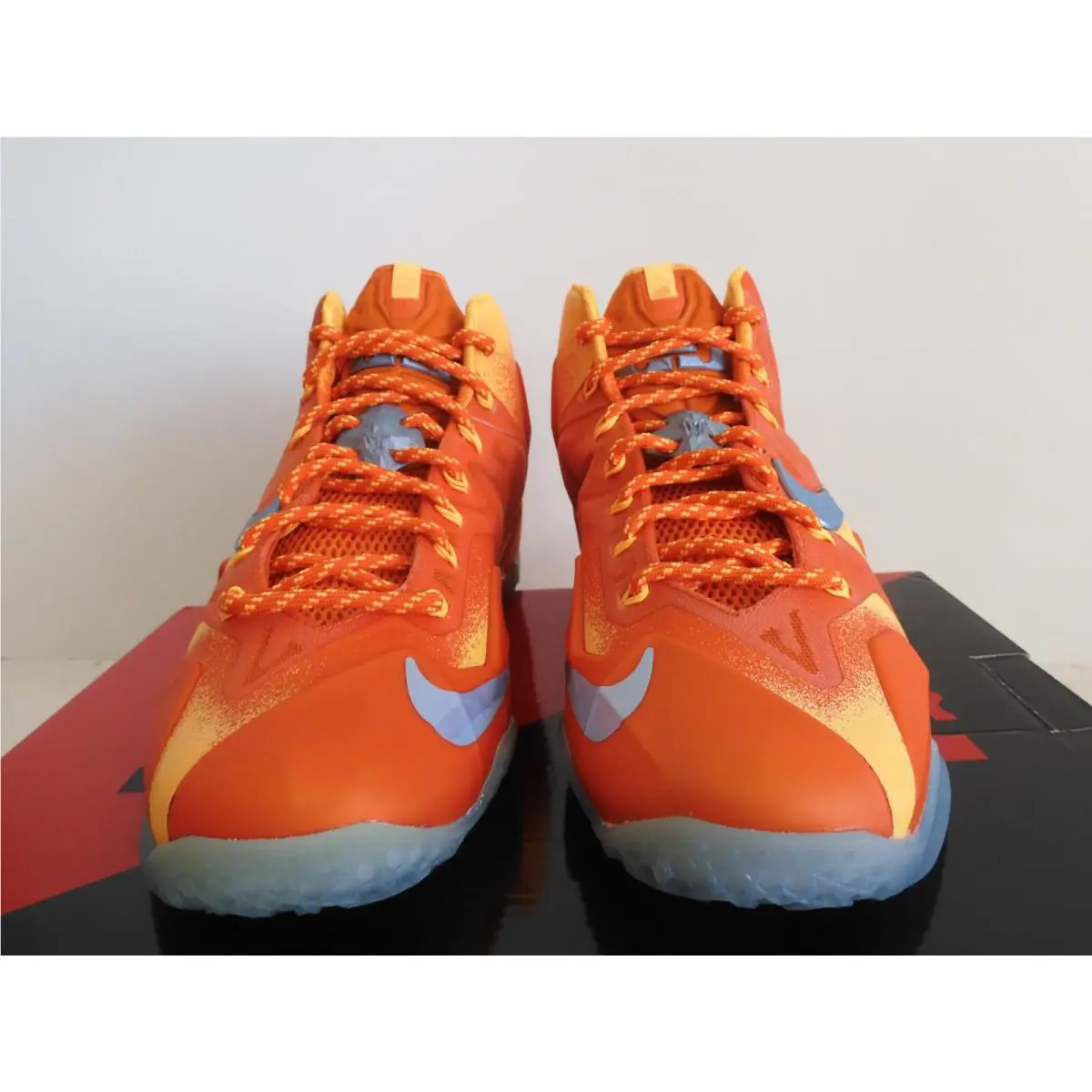 Nike shoes - Nike LeBron 11 - LeBron - 626376-800 - Orange (UPC: 887229141109) 1