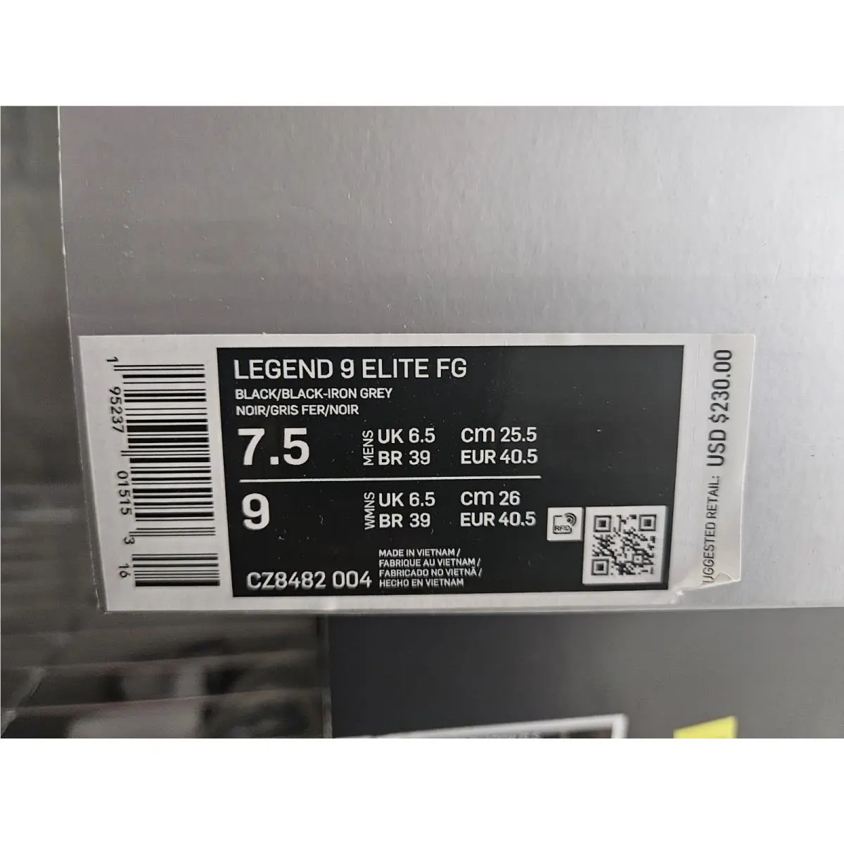 Nike shoes - Nike Tiempo Legened 9 Elite - Main: Black (UPC: 195237015153) 6