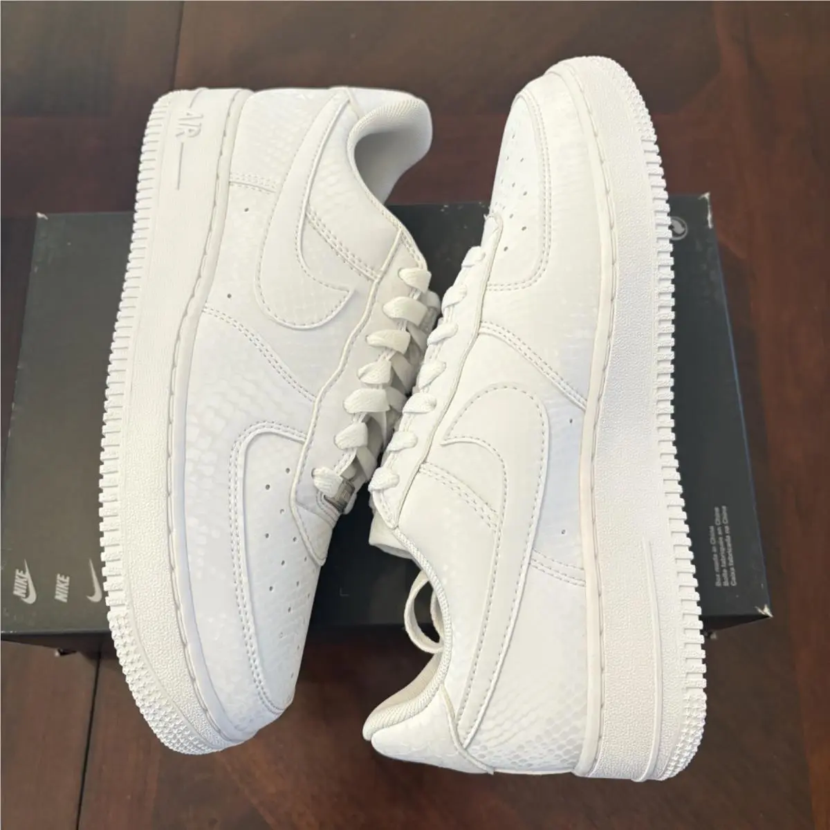 Nike shoes - Nike Air Force 1 - Air Force - IB0018-100 - White, Manufacturer: White/White 1