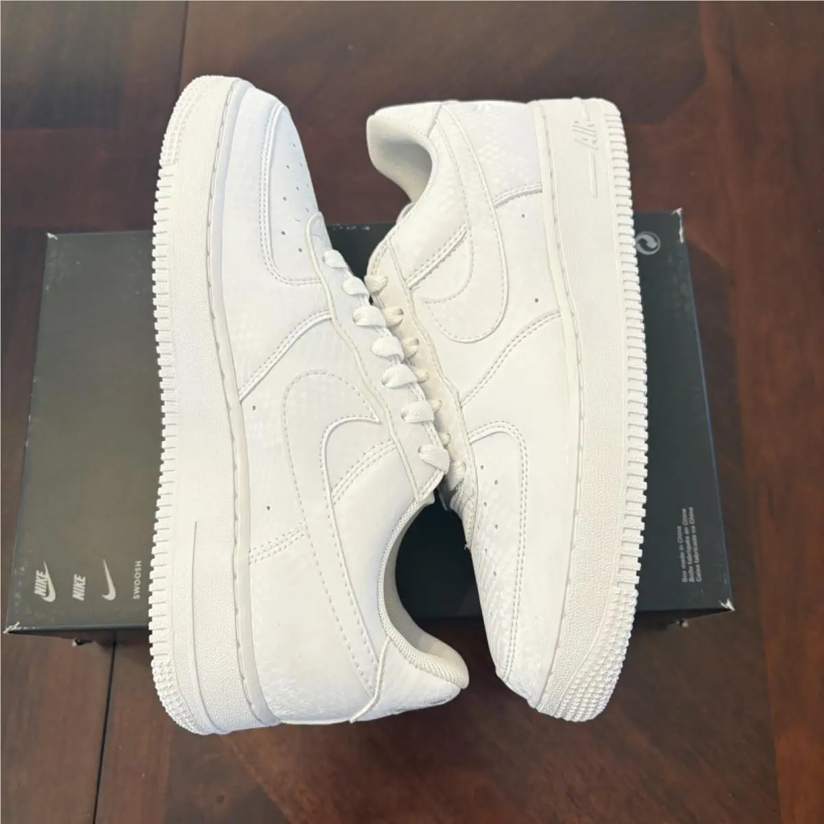 Nike shoes - Nike Air Force 1 - Air Force - IB0018-100 - White, Manufacturer: White/White 2