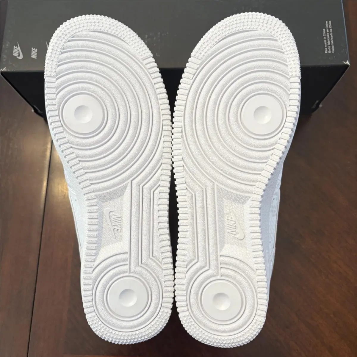 Nike shoes - Nike Air Force 1 - Air Force - IB0018-100 - White, Manufacturer: White/White 4