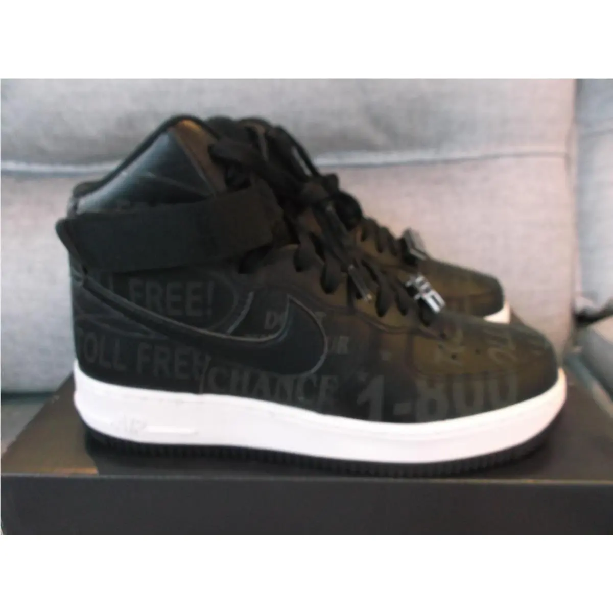 Nike shoes - Nike Air Force 1 - Air Force - CU1414-001 - Black (UPC: 194499065470) 1
