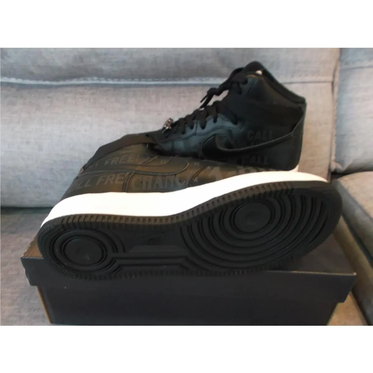 Nike shoes - Nike Air Force 1 - Air Force - CU1414-001 - Black (UPC: 194499065470) 2