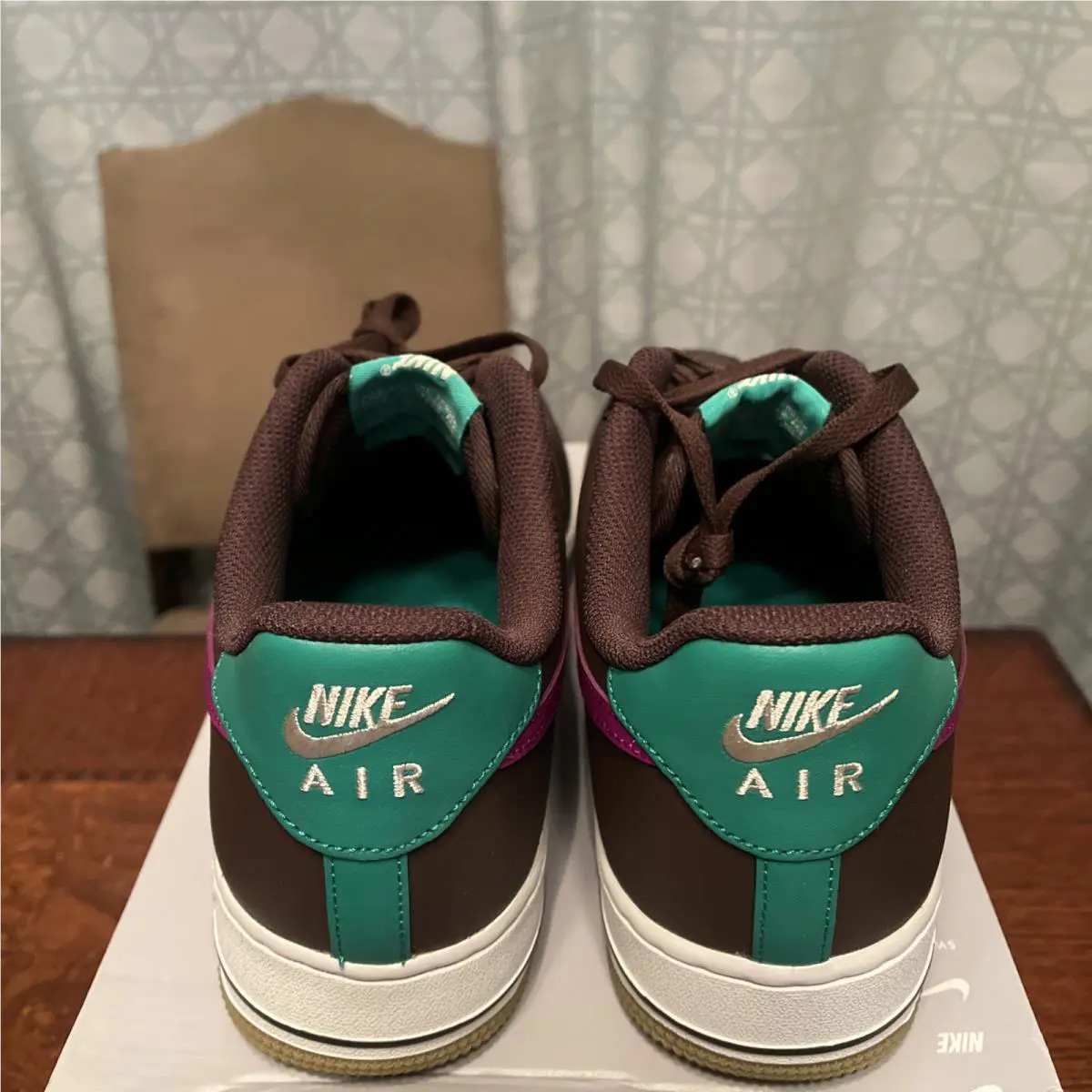 Nike shoes - Nike Air Force 1 - Air Force - IM2368-237 - Brown, Manufacturer: Baroque Brown/Vivid Purple/Stadium Green/Light Khaki 2