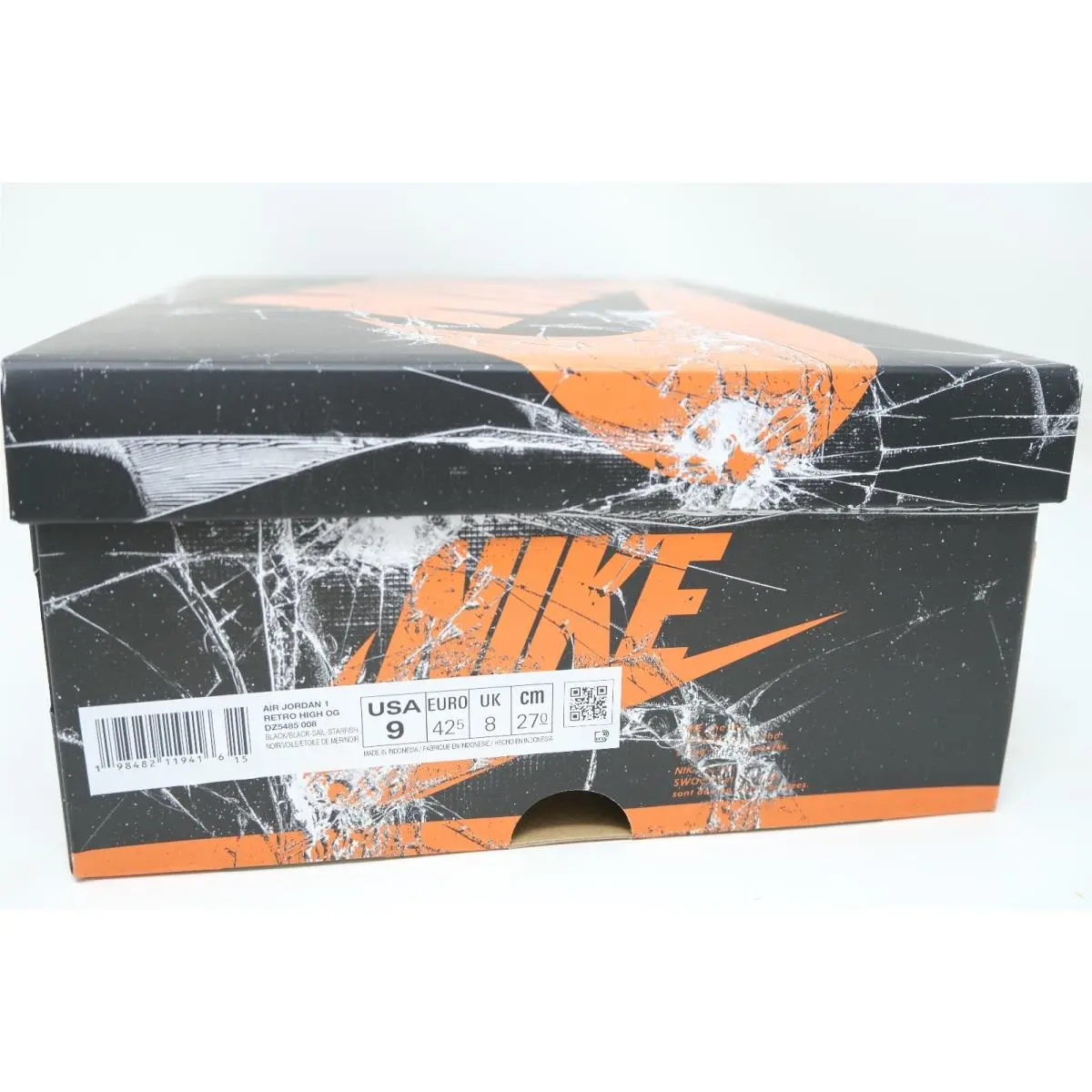 Nike shoes - Nike Air Jordan 1 - Air - DZ5485-008 - Black/ Sail- Starfish 8