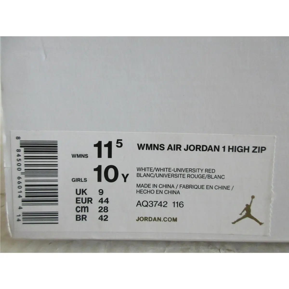 Nike shoes - Air Jordan 1 - Air - AQ3742 116 - White (UPC: 884500660144) 3