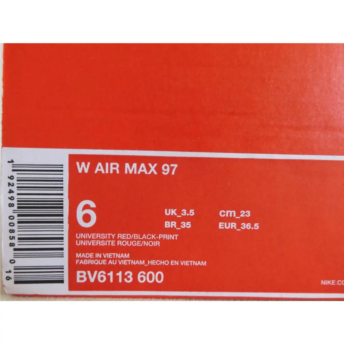 Nike shoes - Nike Air Max 97 - Air Max - BV6113 600 - Red (UPC: 192498008580) 3