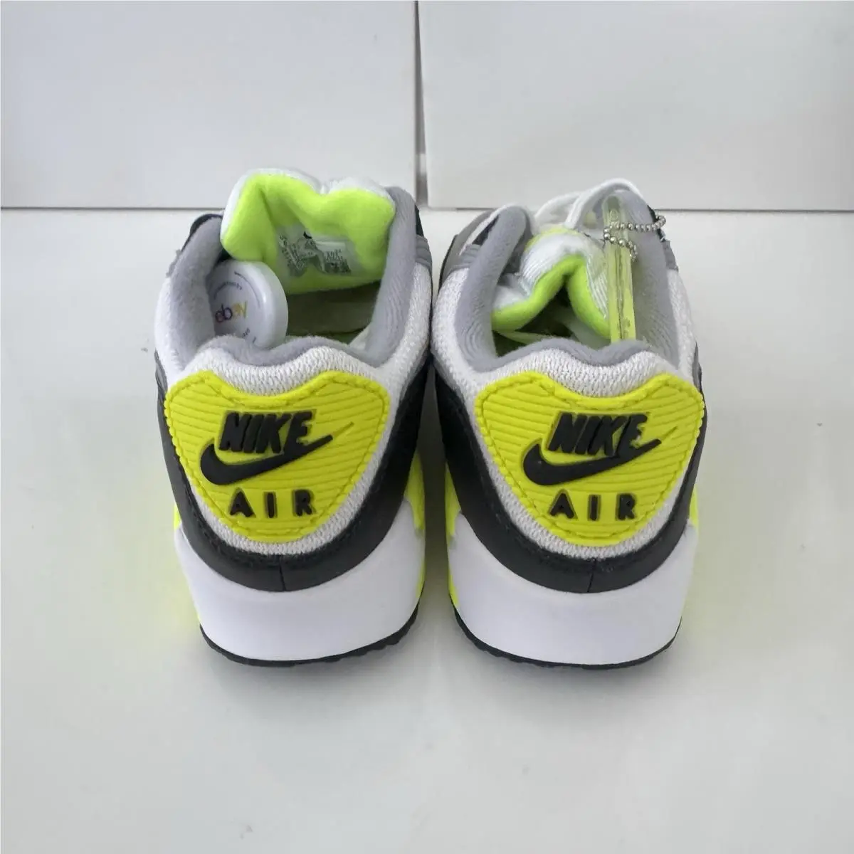 Nike shoes - Nike Air Max 90 - Air Max - CD0490-101 - White/Gray/Black/Volt 3