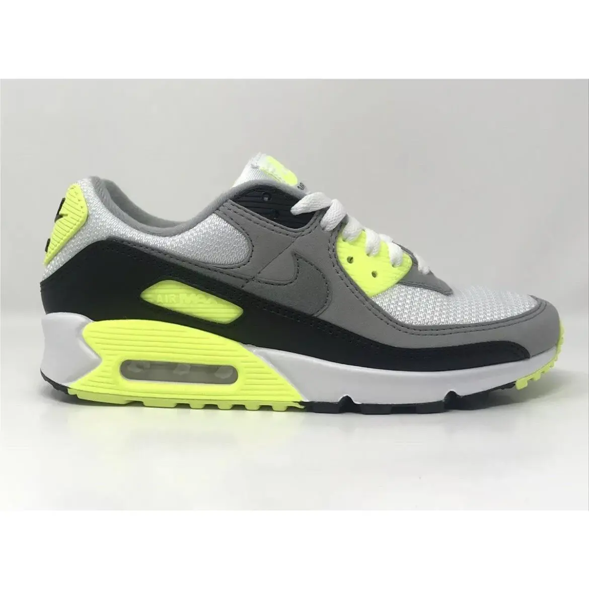 Nike shoes - Nike Air Max 90 - Air Max - CD0490-101 - White/Gray/Black/Volt 4