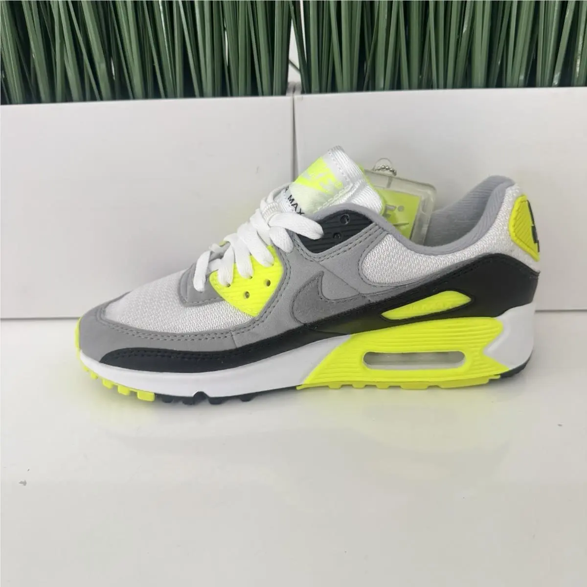 Nike shoes - Nike Air Max 90 - Air Max - CD0490-101 - White/Gray/Black/Volt 0