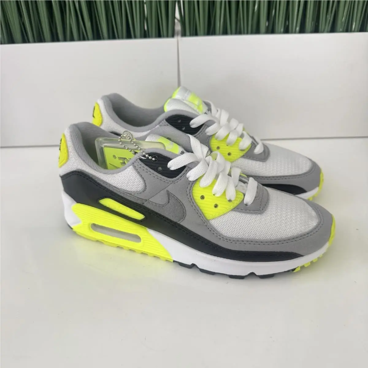 Nike shoes - Nike Air Max 90 - Air Max - CD0490-101 - White/Gray/Black/Volt 2