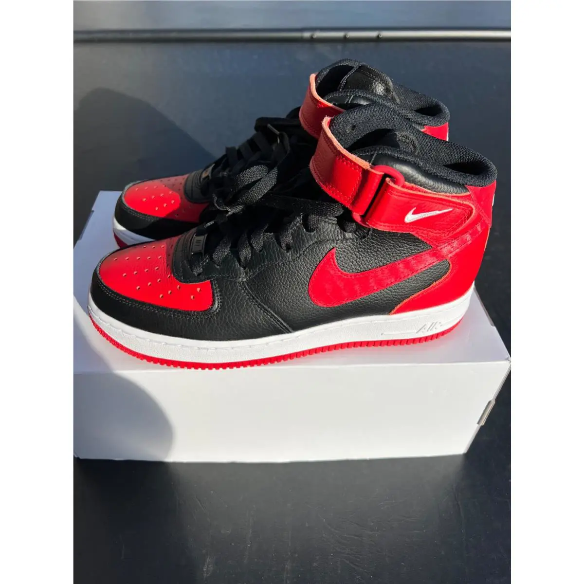 Nike shoes - Nike Air Force 1 - Air Force - DV3903-900 - University Red, Black, White 11