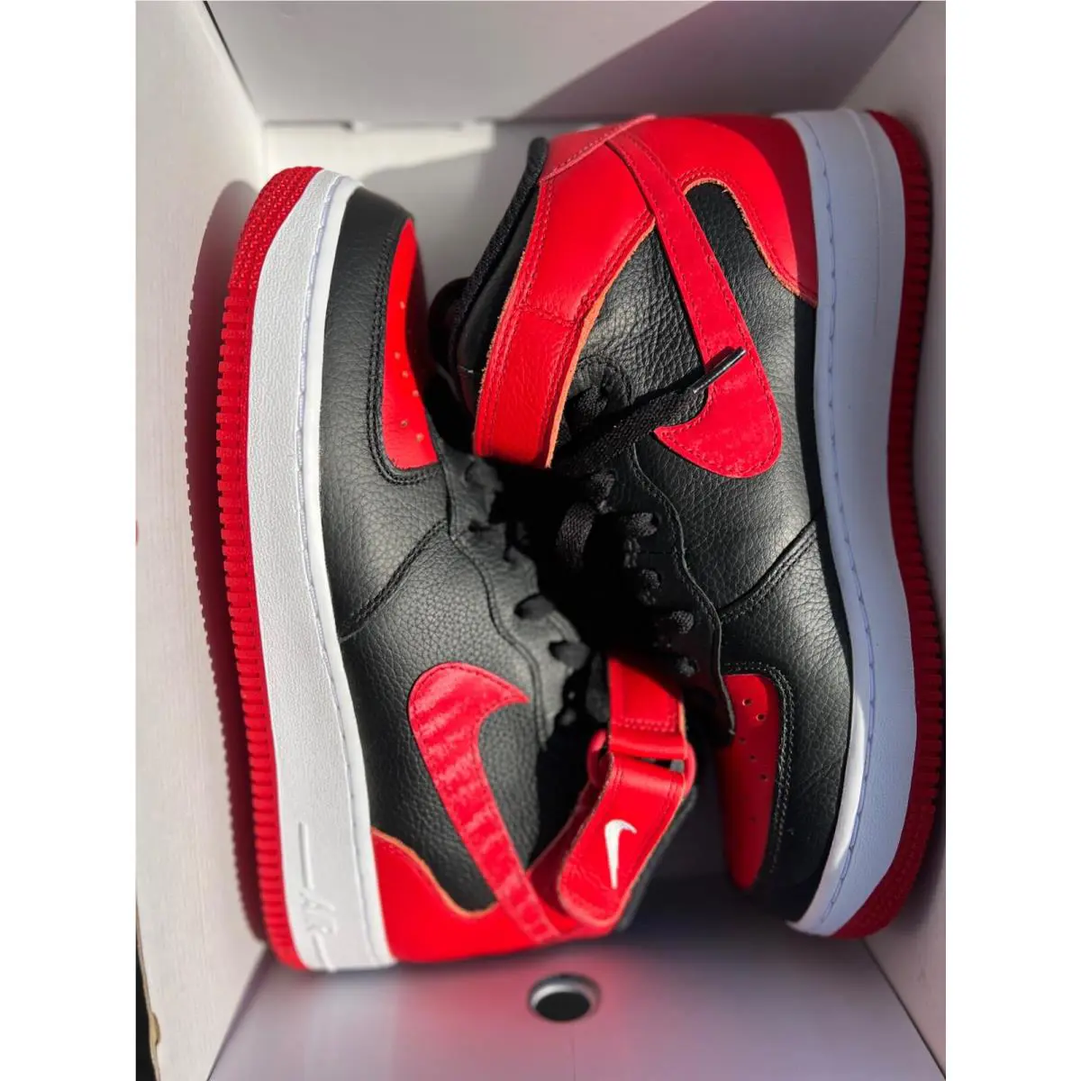 Nike shoes - Nike Air Force 1 - Air Force - DV3903-900 - University Red, Black, White 1