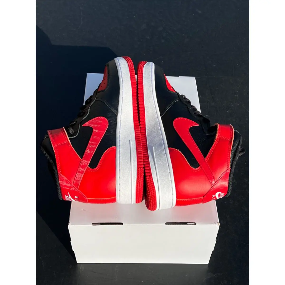 Nike shoes - Nike Air Force 1 - Air Force - DV3903-900 - University Red, Black, White 2