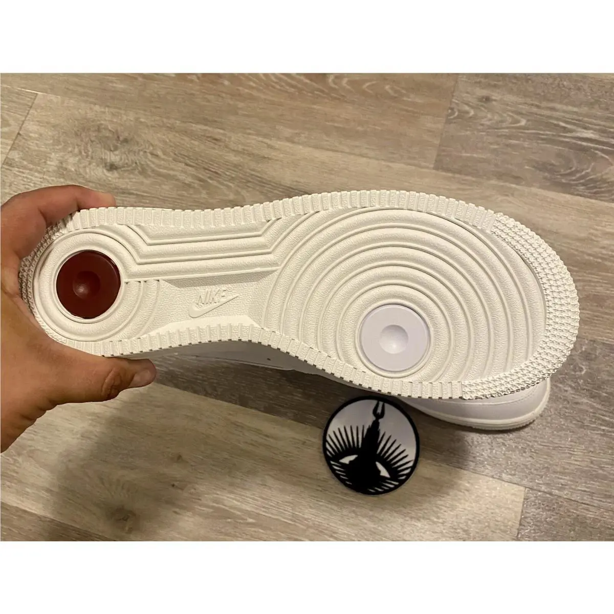 Nike shoes - Air Force 1 `07 Premium - DZ5616-100 - White/Sail/Team Red/White (UPC: 196152331373) 9