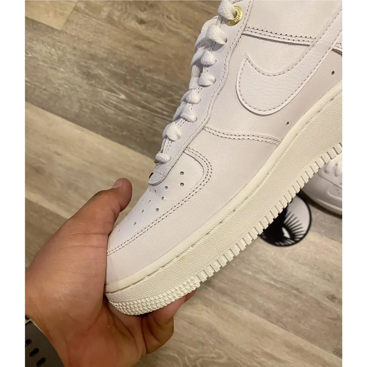 Nike shoes - Air Force 1 `07 Premium - DZ5616-100 - White/Sail/Team Red/White (UPC: 196152331373) 2