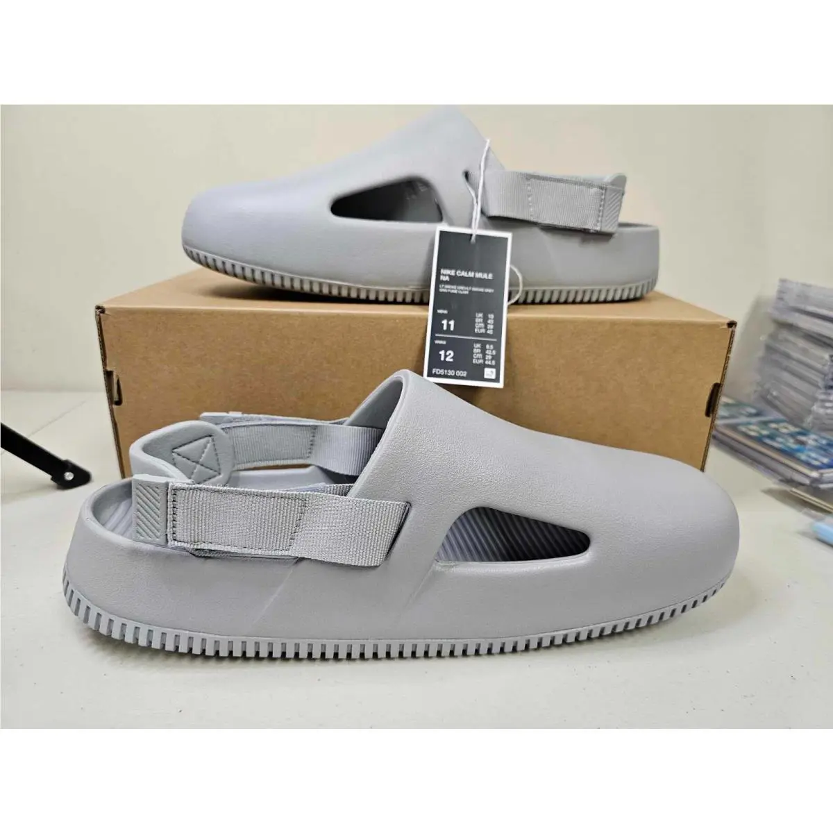 Nike shoes - Calm Mule - Calm Mule - FD5130 002 - Gray 0