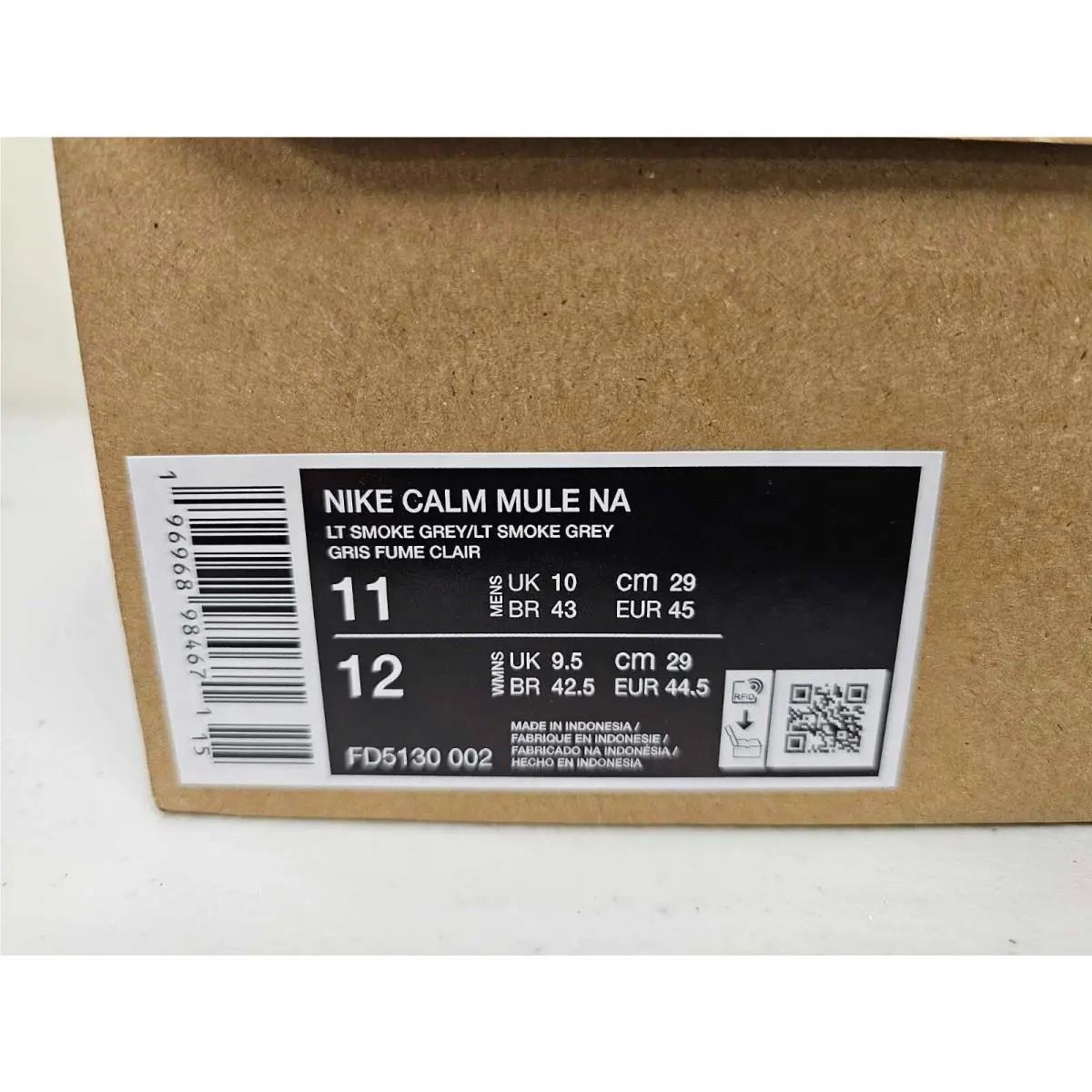 Nike shoes - Calm Mule - Calm Mule - FD5130 002 - Gray 1