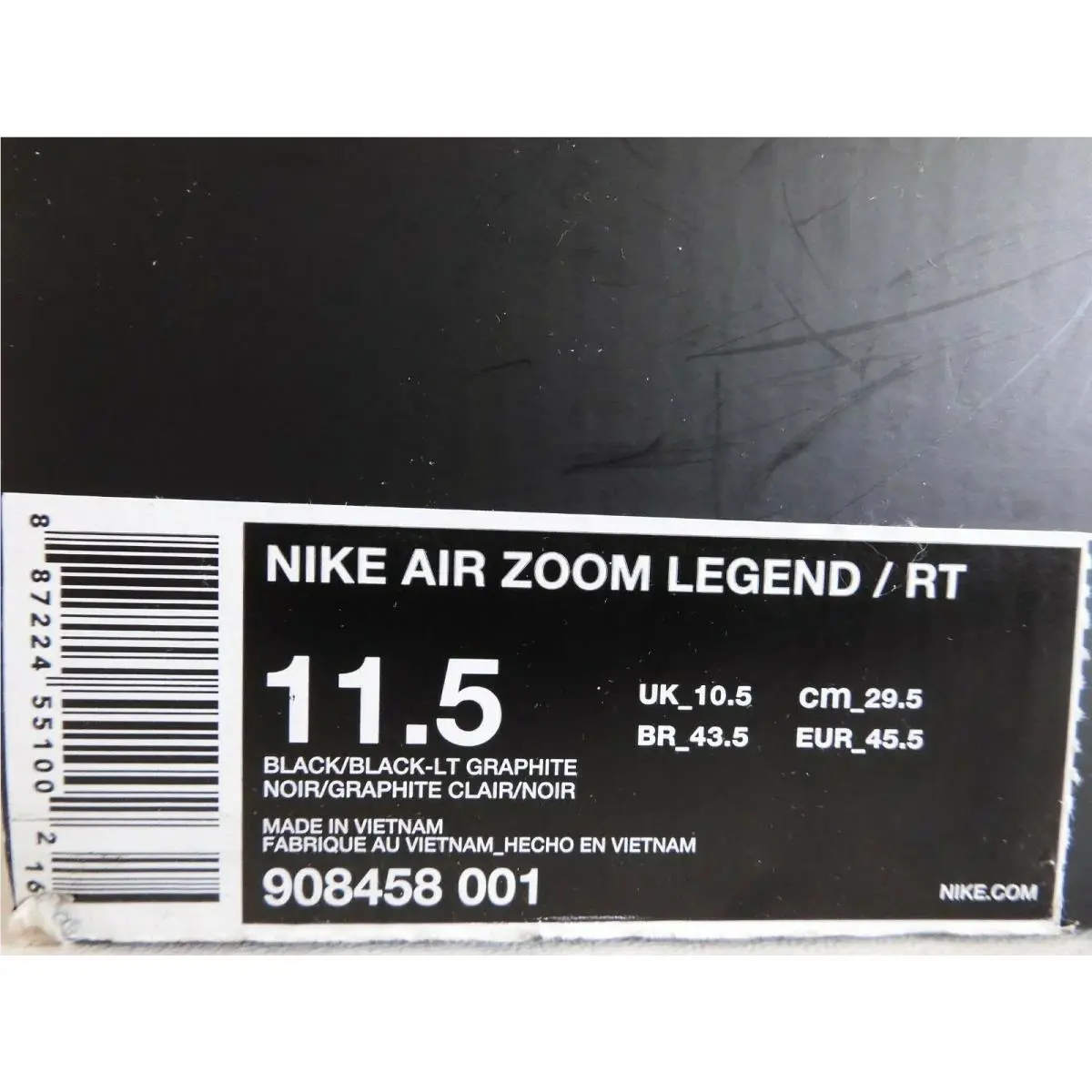 Nike shoes - Nike Air Zoom Legend - Air Zoom Legend - Black (UPC: 887224551002) 5