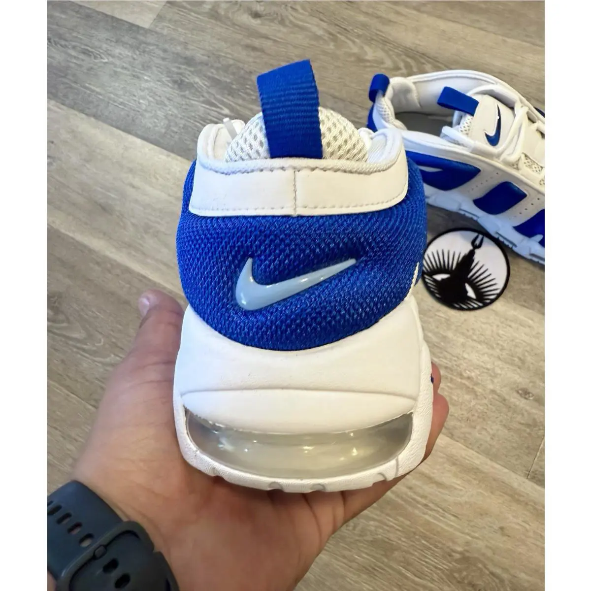 Nike shoes - Nike Air Moee Uptempo Low - FZ3055-101 - White / Hyper Blue / Psychic Blue (UPC: 197859054114) 0