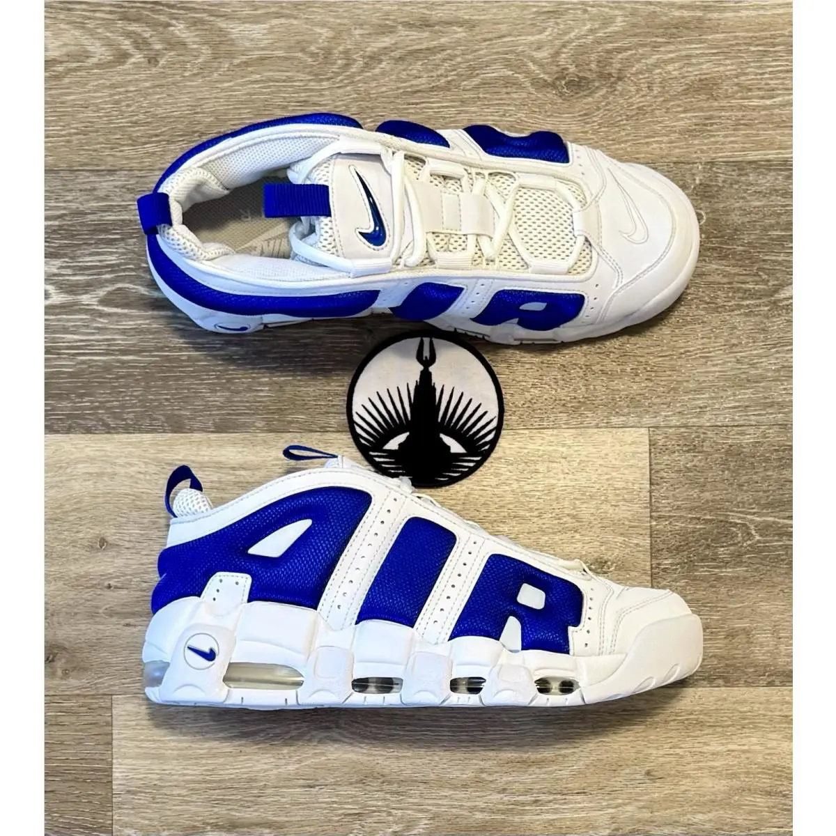 Nike shoes - Nike Air Moee Uptempo Low - FZ3055-101 - White / Hyper Blue / Psychic Blue (UPC: 197859054114) 5