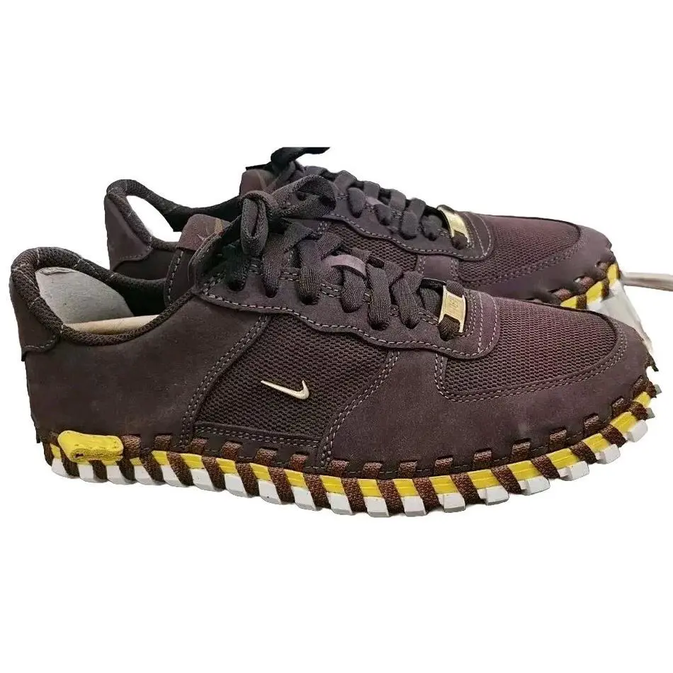 Nike shoes - Nike J Force 1 - Force - Dr0424-200 - Brown, Manufacturer: Earth/Metallic Gold/Blue Lightning/Tour Yellow 3