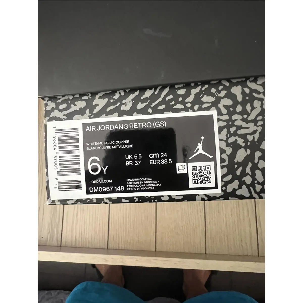 Nike shoes - Air Jordan 3 - Air - Blue 2