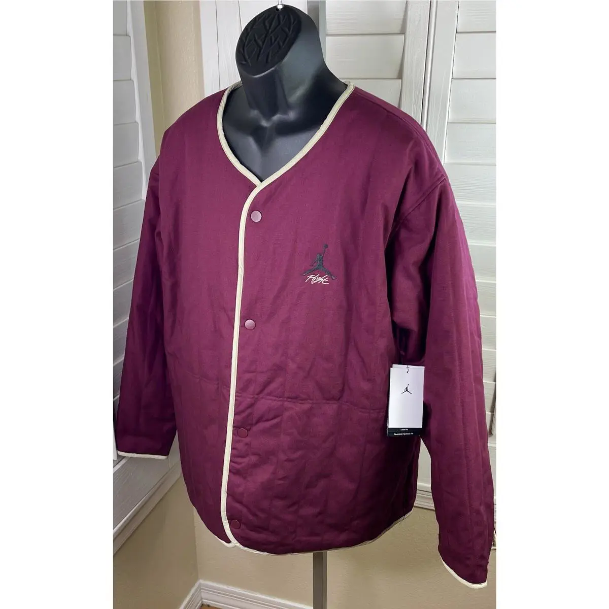 Nike clothing - Nike Air Jordan - Air - DX4349-680 - Maroon, Beige, Multicolor (UPC: 0196151074882) 3