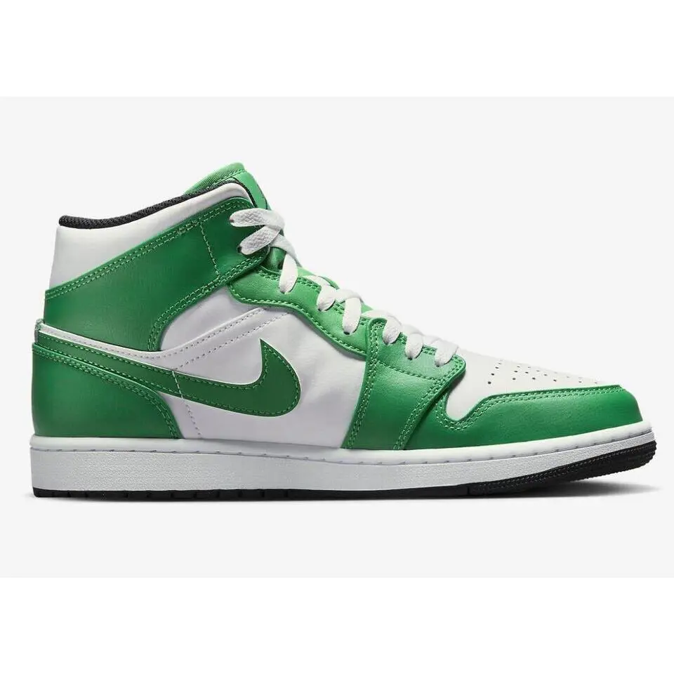 Nike shoes - Air Jordan 1 Mid - Air Mid - Lucky Green Black White - DQ8426-301 1