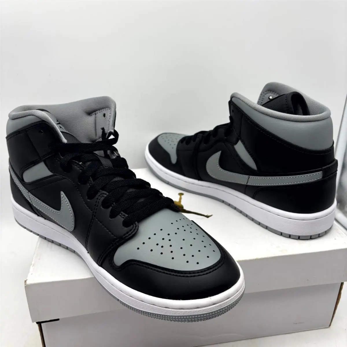 Nike shoes - Nike Air Jordan 1 Mid BQ6472-007 - BQ6472-007 - Black (UPC: 195866340435) 5