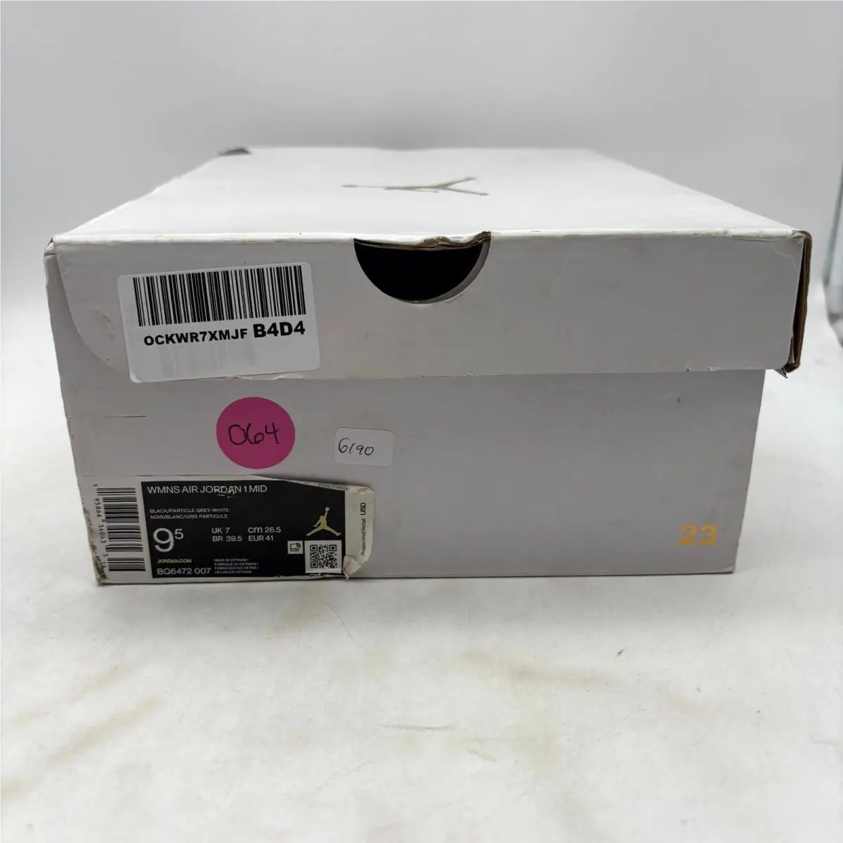 Nike shoes - Nike Air Jordan 1 Mid BQ6472-007 - BQ6472-007 - Black (UPC: 195866340435) 6