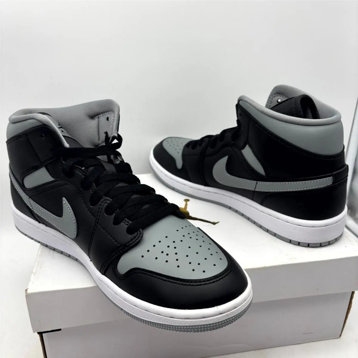 Nike shoes - Nike Air Jordan 1 Mid BQ6472-007 - BQ6472-007 - Black (UPC: 195866340435) 5