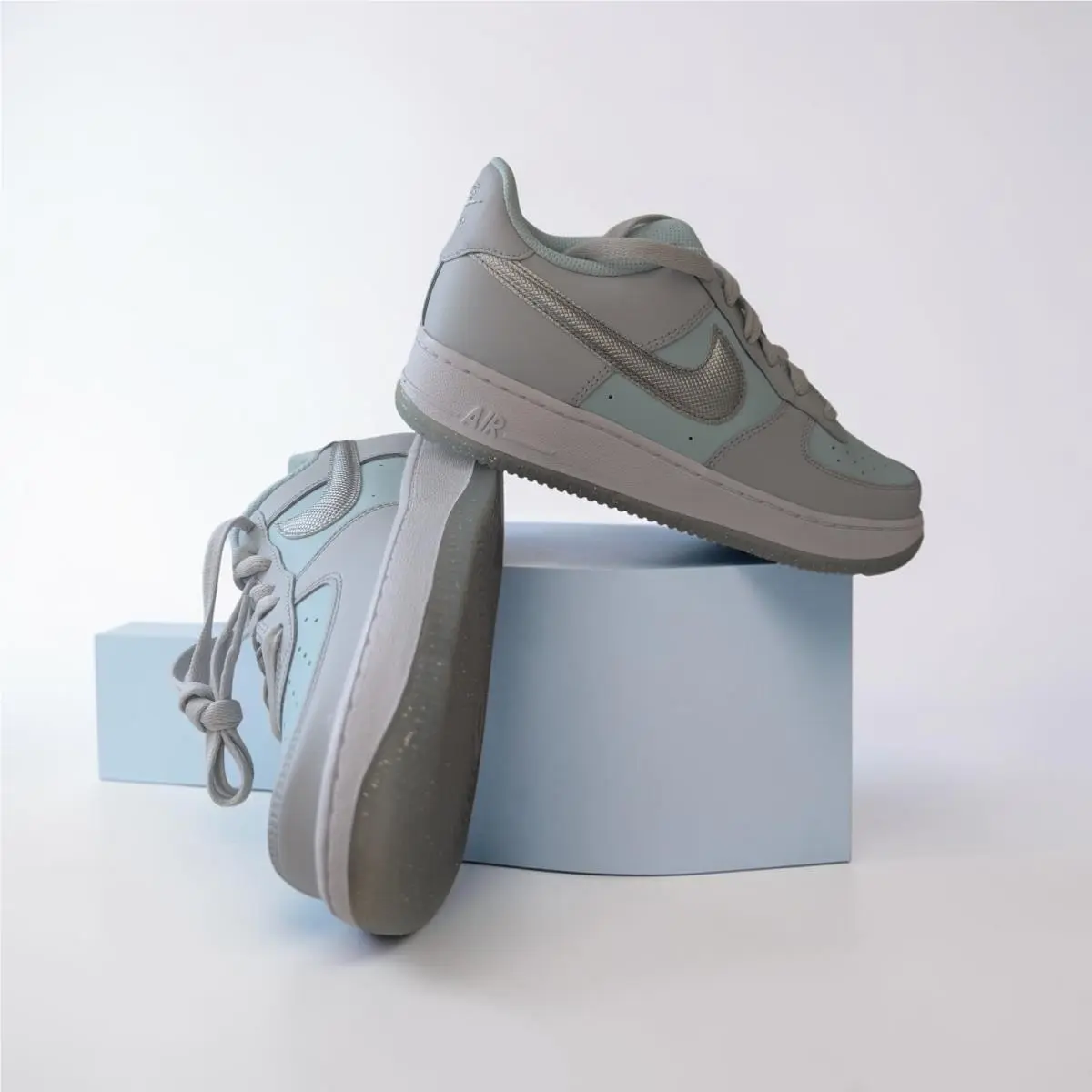 Nike shoes - Nike Big Nike - Big - HQ3249 043 - Pure Platinum/Metallic Silver 4