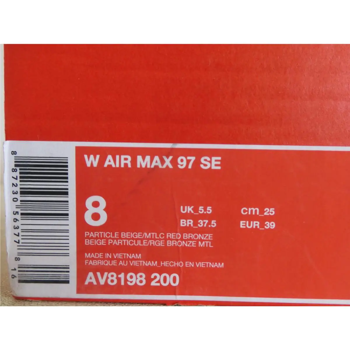 Nike shoes - Nike Air Max 97 - Air Max - AV8198 200 - Pink (UPC: 887230563778) 6
