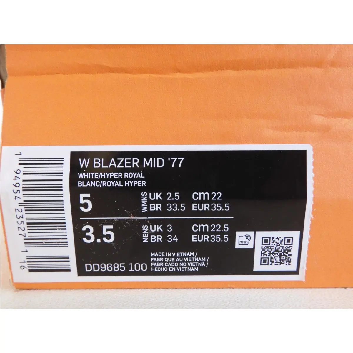 Nike shoes - Nike Blazer 77 - Blazer - White (UPC: 194954235271) 3