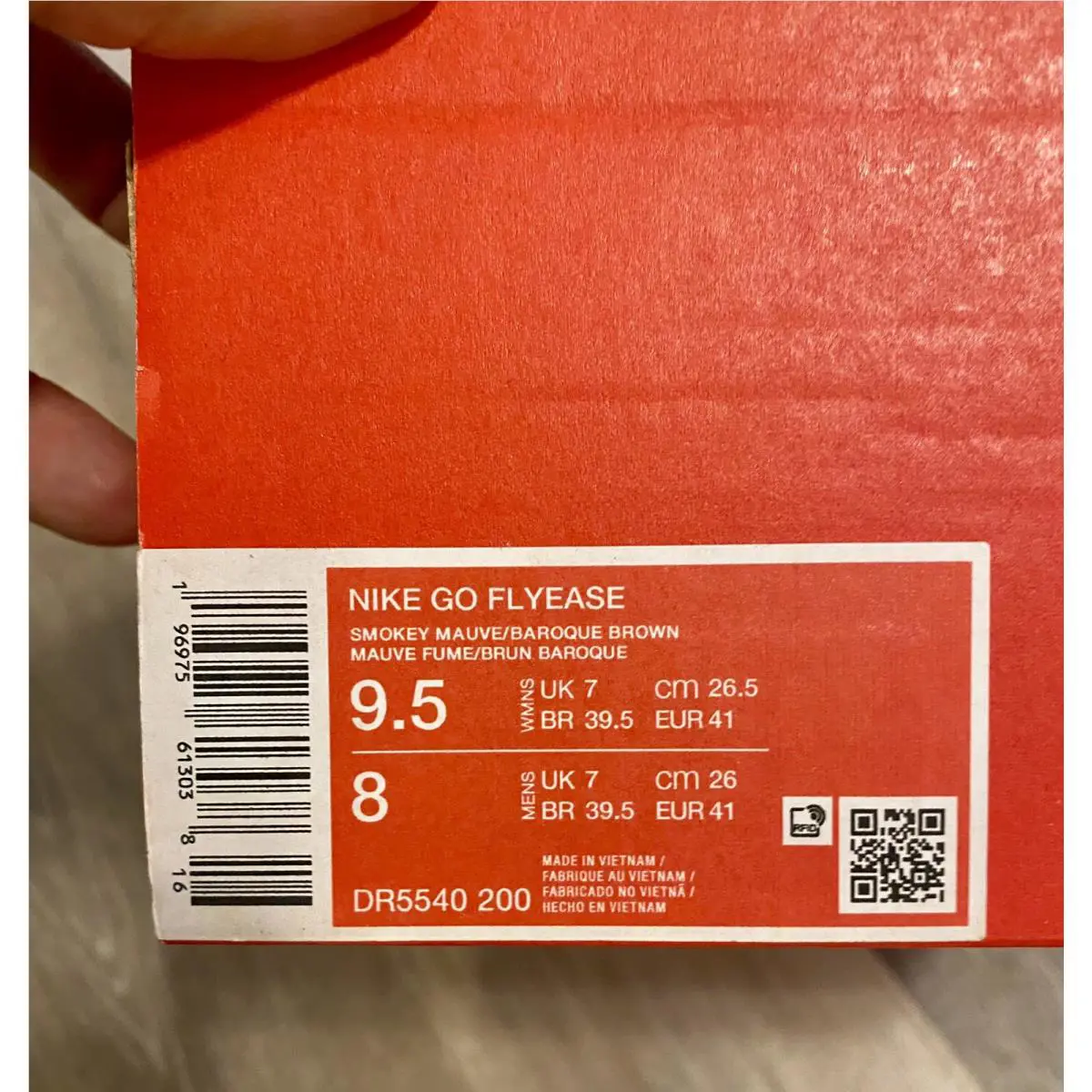 Nike shoes - Nike Go FlyEase - FlyEase - DR5540-200 - Smokey Mauve/Summit White/Baroque Brown (UPC: 196975613038) 10