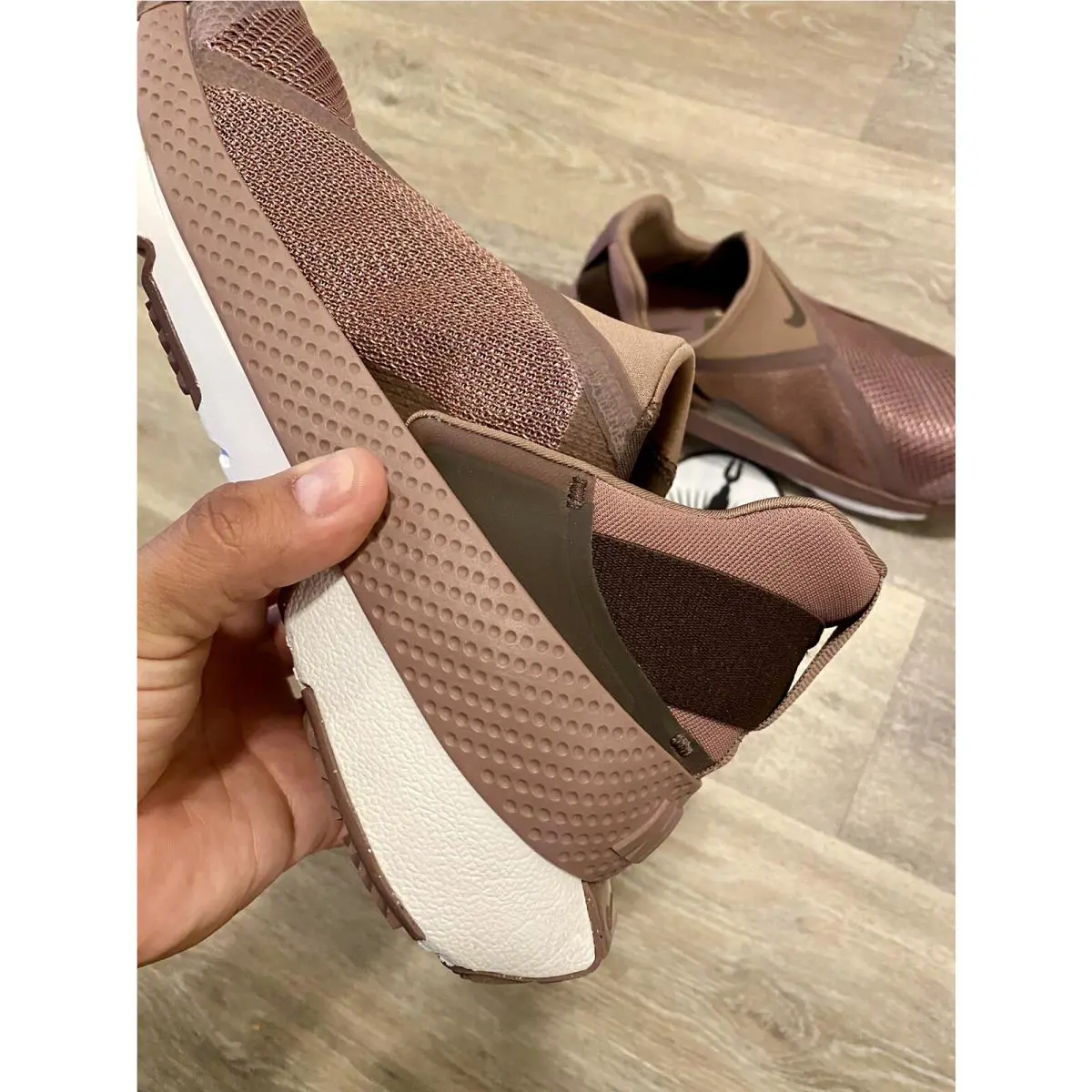 Nike shoes - Nike Go FlyEase - FlyEase - DR5540-200 - Smokey Mauve/Summit White/Baroque Brown (UPC: 196975613038) 1