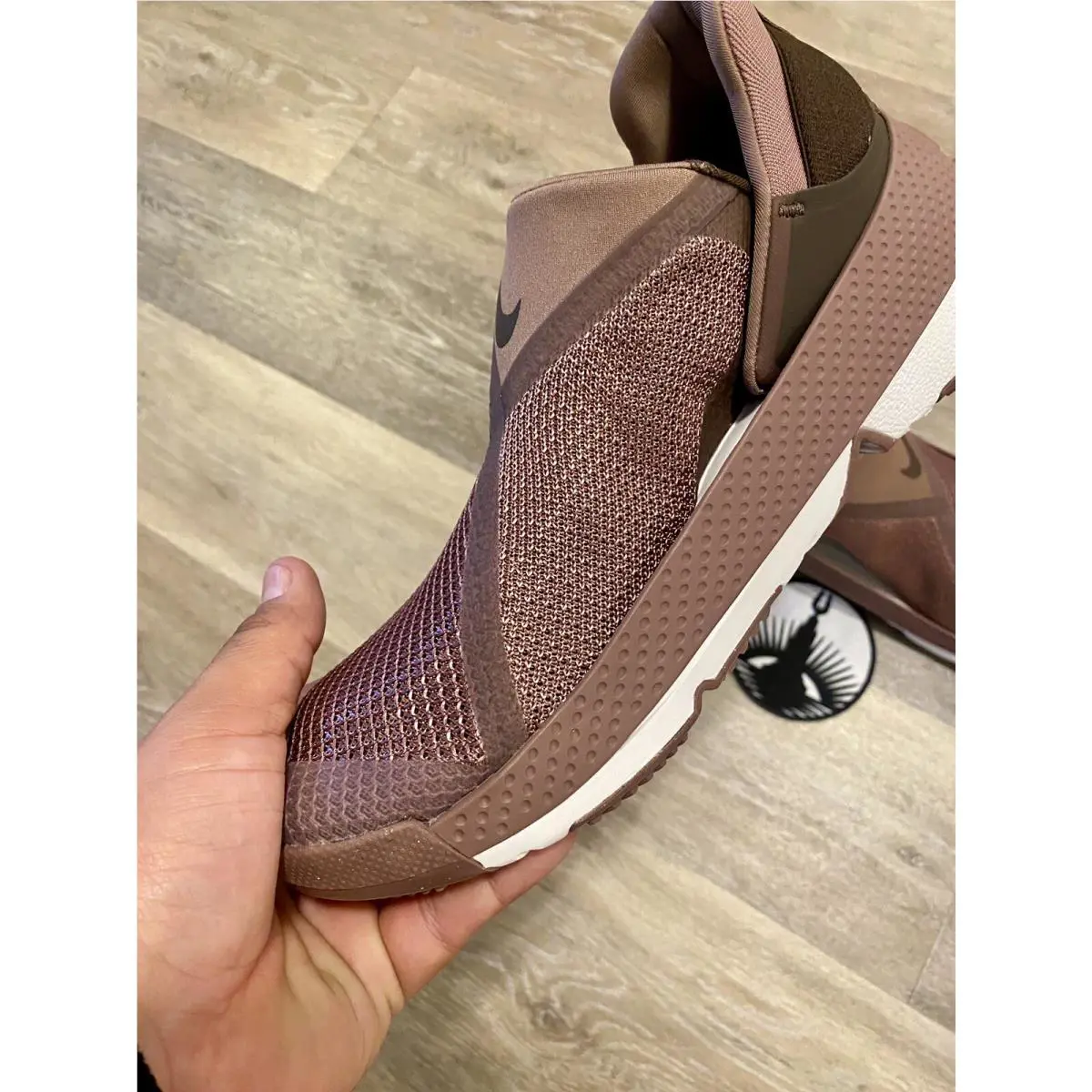 Nike shoes - Nike Go FlyEase - FlyEase - DR5540-200 - Smokey Mauve/Summit White/Baroque Brown (UPC: 196975613038) 2
