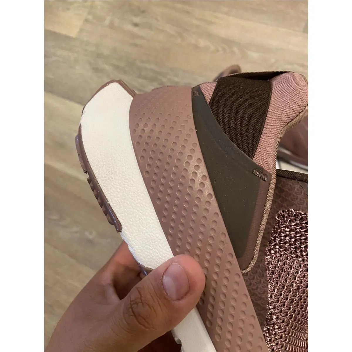Nike shoes - Nike Go FlyEase - FlyEase - DR5540-200 - Smokey Mauve/Summit White/Baroque Brown (UPC: 196975613038) 7