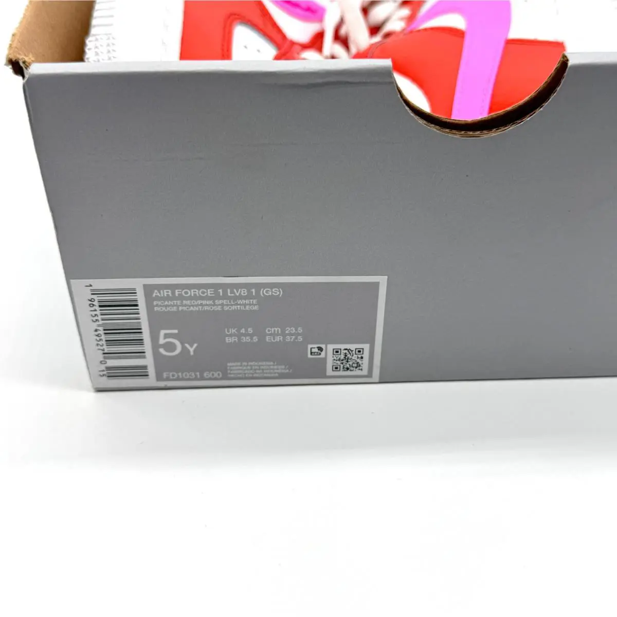 Nike shoes - Nike Air Force 1 LV8 GS - FD1031-600 - Multicolor (UPC: 196155495270) 9